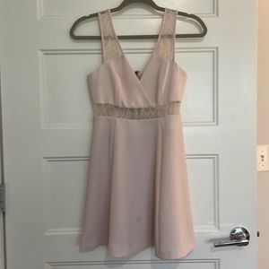 BCBG Generation pink baby doll dress